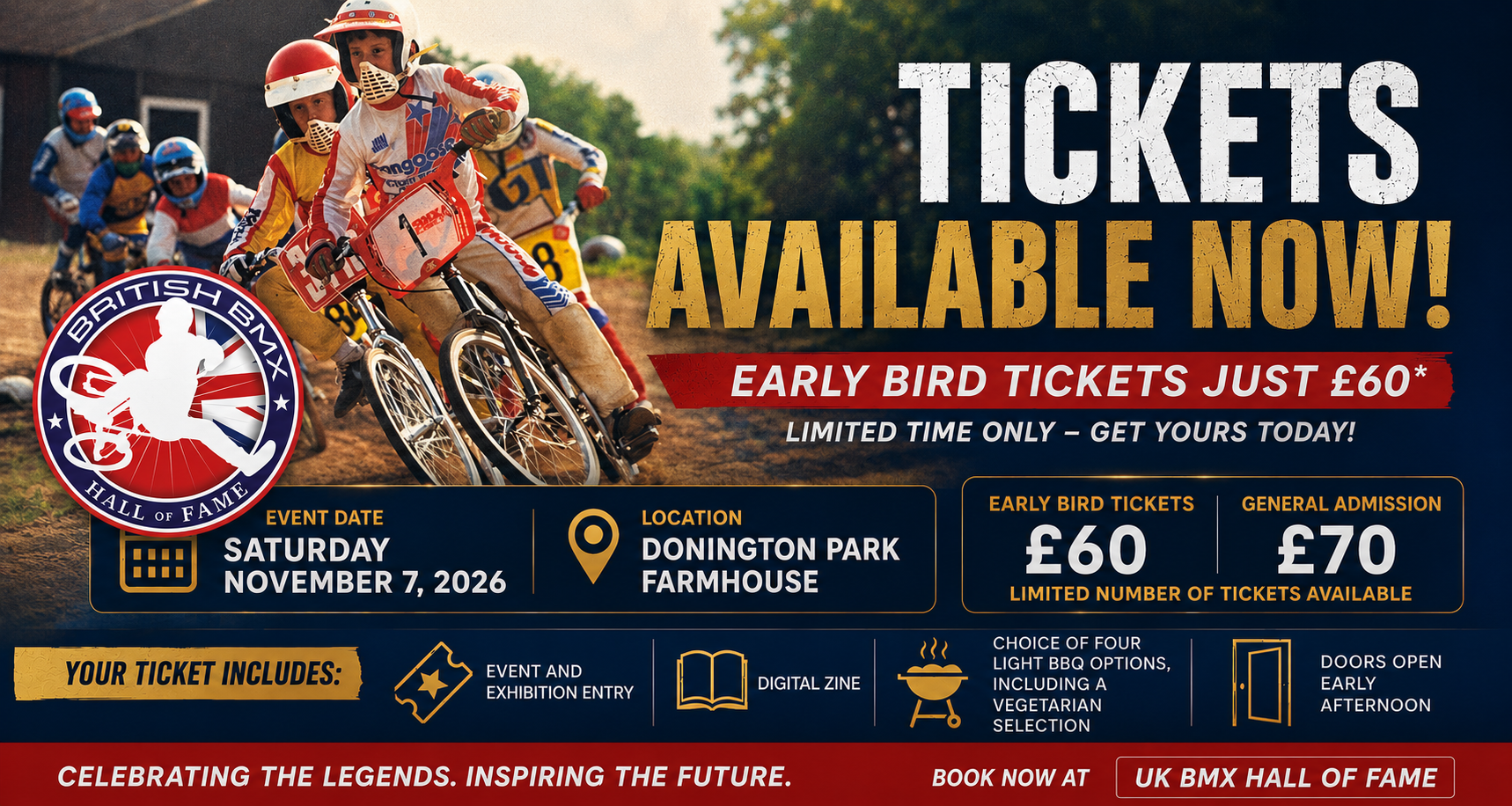 2026 UK BMX Hall of Fame Ticket